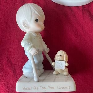 Vintage Precious Moments "Blessed Are They That Overcome" Figurine